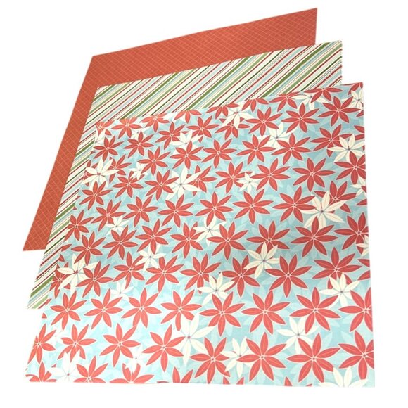 Assorted Scrapbook Paper Set With festive designs by EK Success - Picture 2 of 3